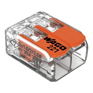 WAGO Klemme 221-612 2 Leiter 6qmm transparent