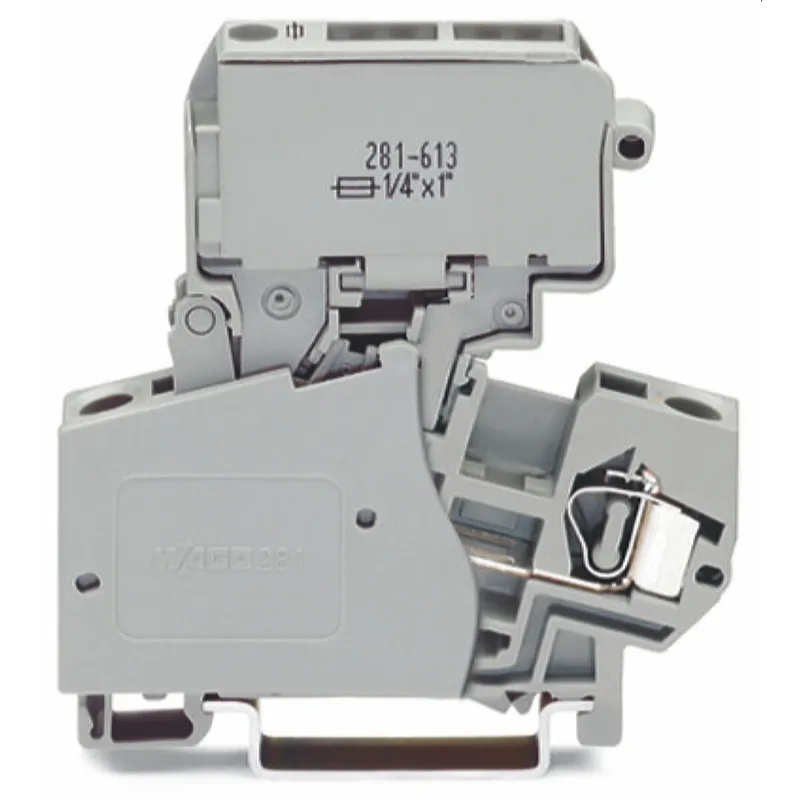 WAGO Sicherungsklemme 281-623 für G-Sicherungen 1/4x1 1/4"