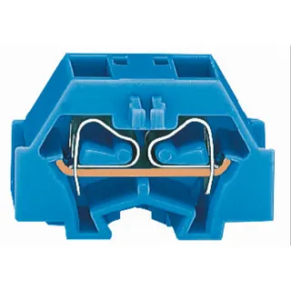 WAGO 4 Leiter Klemme 260-334 1,5qmm blau