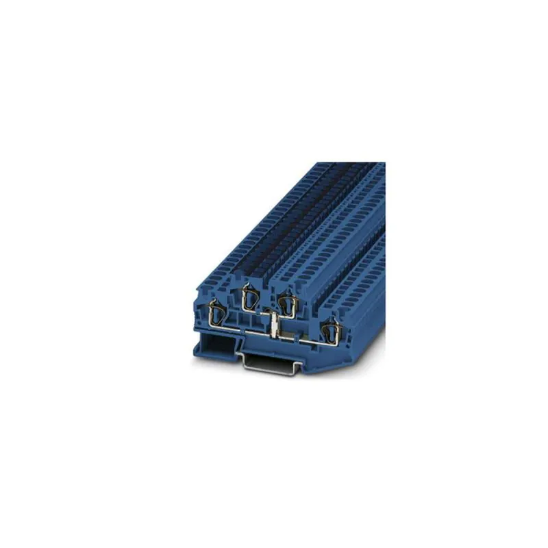 Phoenix Contact Doppelstock-Zugfederklemme STTB 4-PV BU 0,08qmm-6qmm blau