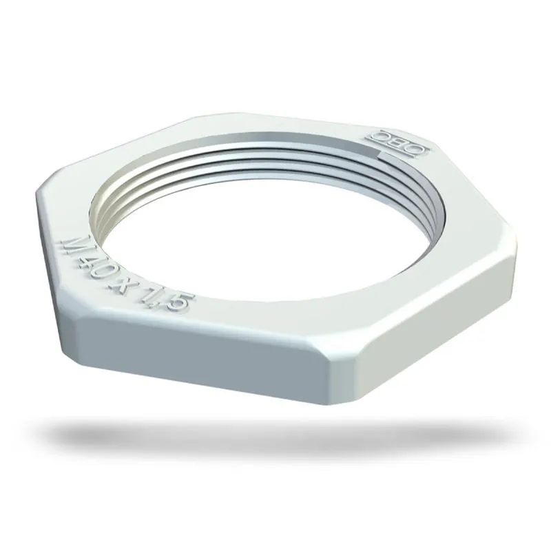 OBO Gegenmutter 116 M M20 PS lichtgrau Polystyrol
