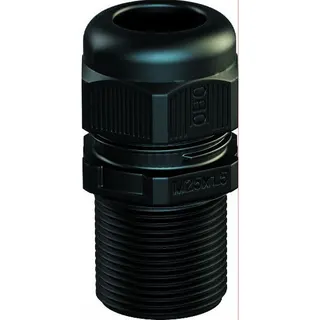 OBO Kabelverschraubung V-TEC VM LL20 SW vollmetrisch lang 24mm