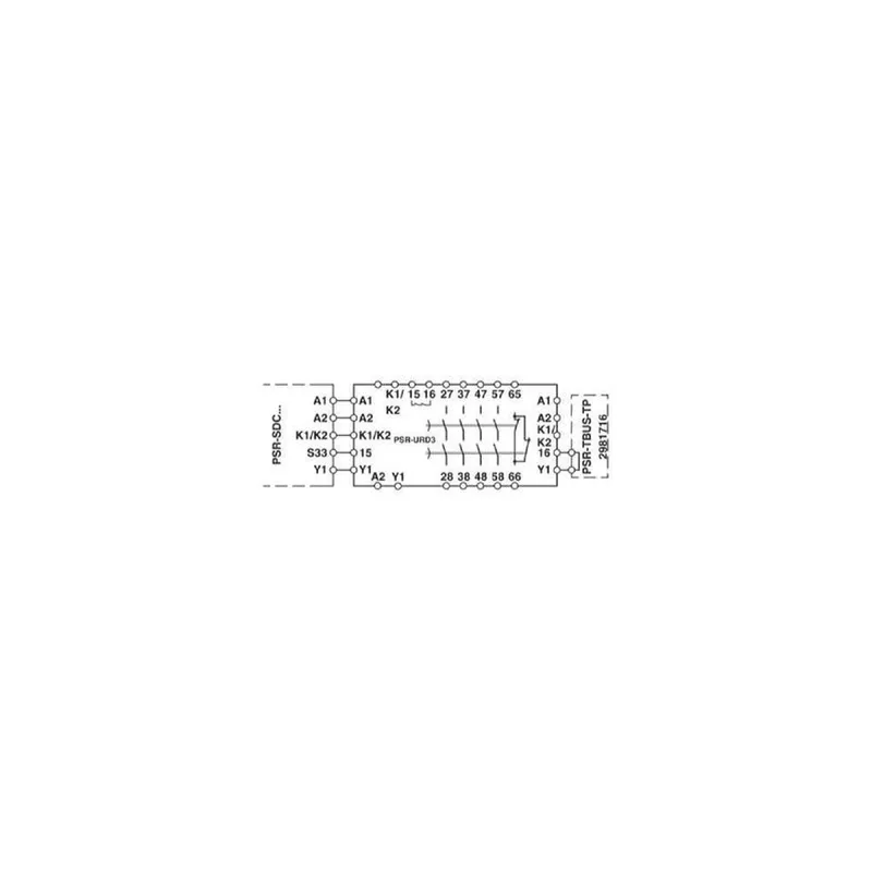 Phoenix Contact Tragschienen-Connector PSR-TBUS zur einkanaligen Versorgung
