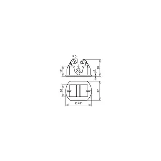 Dehn & Söhne Adapter 253023 für Dachleitungshalter