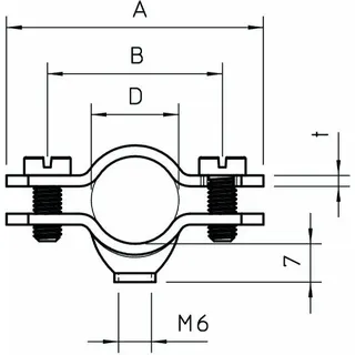 OBO Abstandschelle 731/W 16-20mm – Bild 2