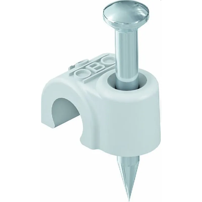OBO ISO-Nagel-Clip 2009 9mm L: 45mm lichtgrau