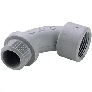 Legrand Bogen 386271 90° G1/4" grau
