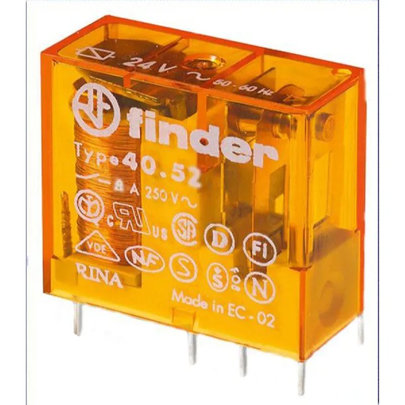 Finder Steck-/Printrelais 40.52.8.024.5000 10 STK