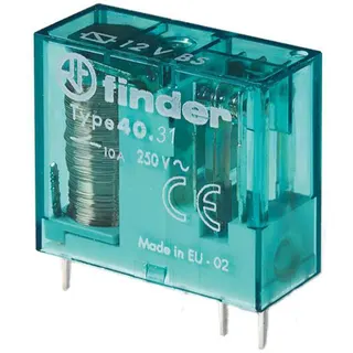 Finder bistabiles Printrelais 1 Spule 1 Wechsler 10 A Spule 24 V AC/DC