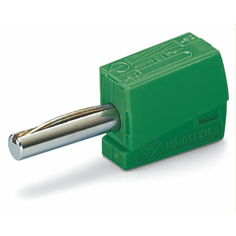 WAGO Bananenstecker für Buchsendurchmesser 4 mm grün 215-411