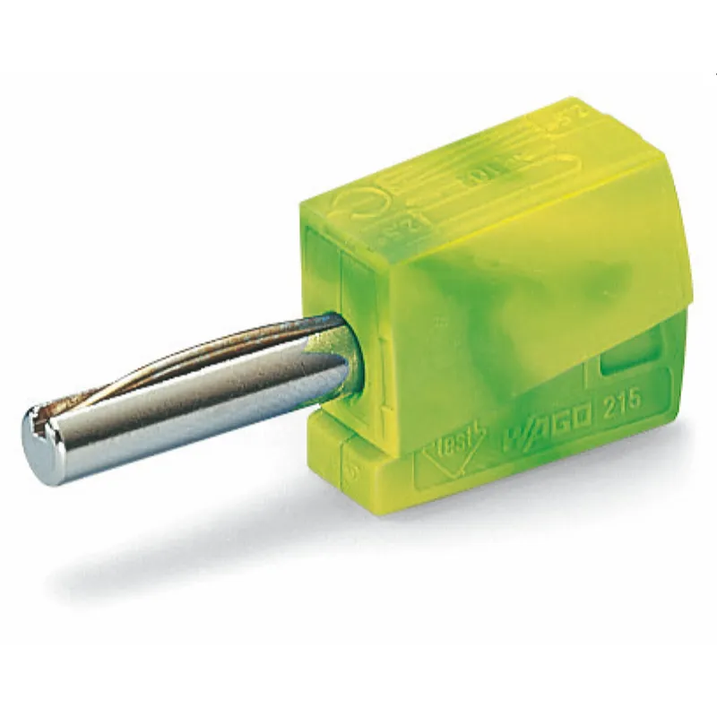 WAGO Bananenstecker für Buchsendurchmesser 4 mm grün-gelb 215-911