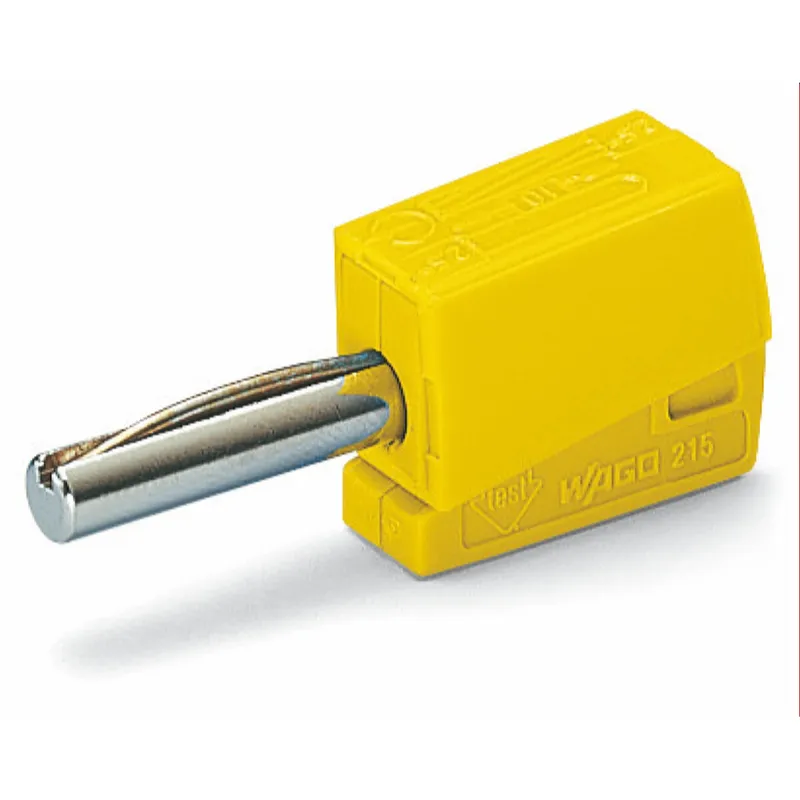 WAGO Bananenstecker für Buchsendurchmesser 4 mm gelb 215-511
