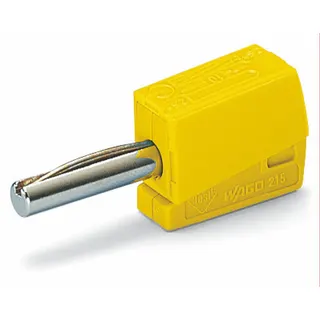 WAGO Bananenstecker für Buchsendurchmesser 4 mm gelb 215-511