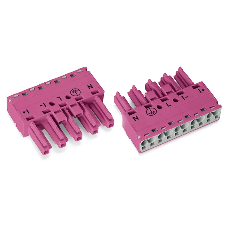 WAGO Buchse 5-polig Kod. B pink 770-285/080-000