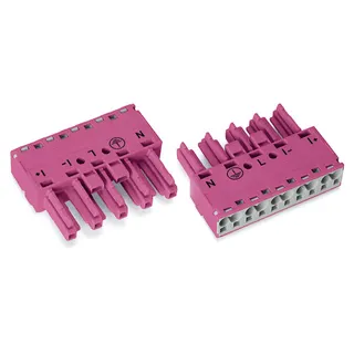 WAGO Buchse 5-polig Kod. B pink 770-285/080-000