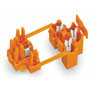 WAGO Buchsenleiste automatische L-Trennung 3-polig orange 730-103