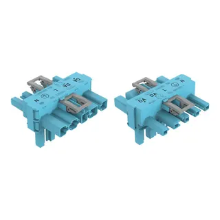 WAGO T-Verteiler 5-polig Kod. I blau 770-620