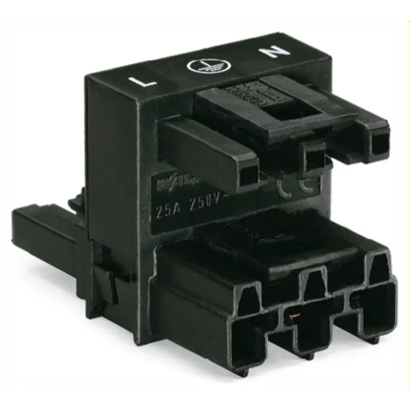 WAGO h-Verteiler 3-polig Kod. A schwarz 770-633