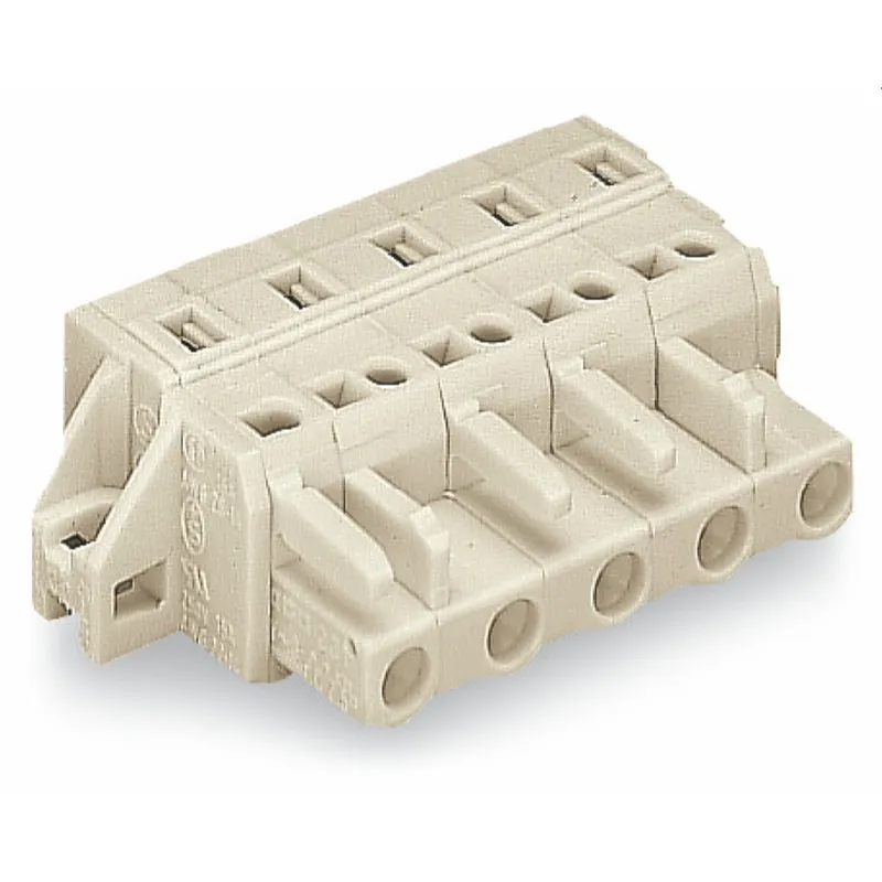 WAGO 1-Leiter-Federleiste CAGE CLAMP® 2,5 mm? lichtgrau 721-205/031-000