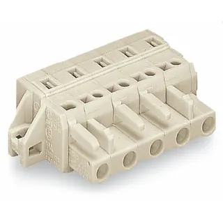 WAGO 1-Leiter-Federleiste CAGE CLAMP® 2,5 mm? lichtgrau 721-205/031-000