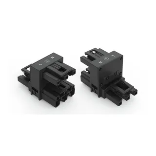 WAGO h-Verteiler 3-polig Kod. A schwarz 770-635