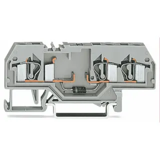 WAGO Bauelementklemme 3 Leiter mit Diode 1N4007 grau 281-673/281-410