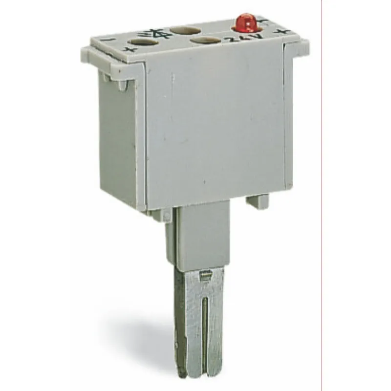 WAGO Bauelementestecker 2-polig LED rot grau 280-803/281-415