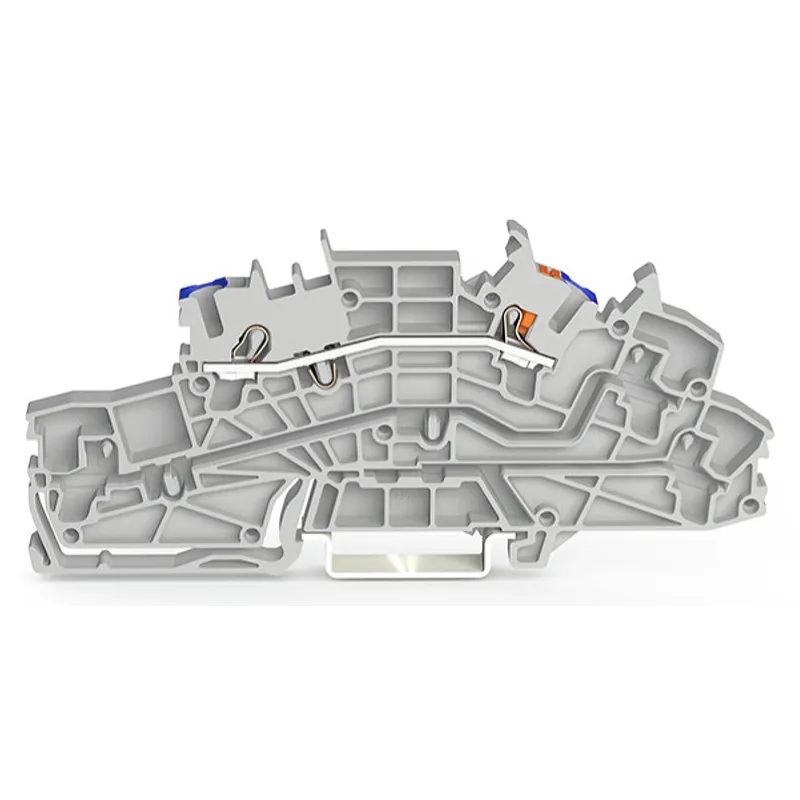 WAGO Installationsetagenklemme N Push-in CAGE CLAMP® grau 2203-6551