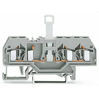 WAGO 3-Leiter-Trennklemme für Tragschiene 35 x 15 und 35 x 7,5 4 mm? grau 281-683