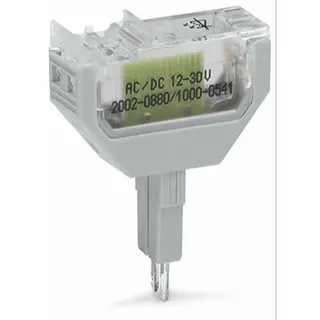WAGO Bauelementestecker 2-polig LED rot grau 2002-880/1000-836