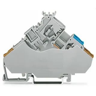 WAGO 2-Leiter-Aktorenklemme mit farbig bedruckten Leitereinführungen 2,5 mm? grau 280-565/280-319