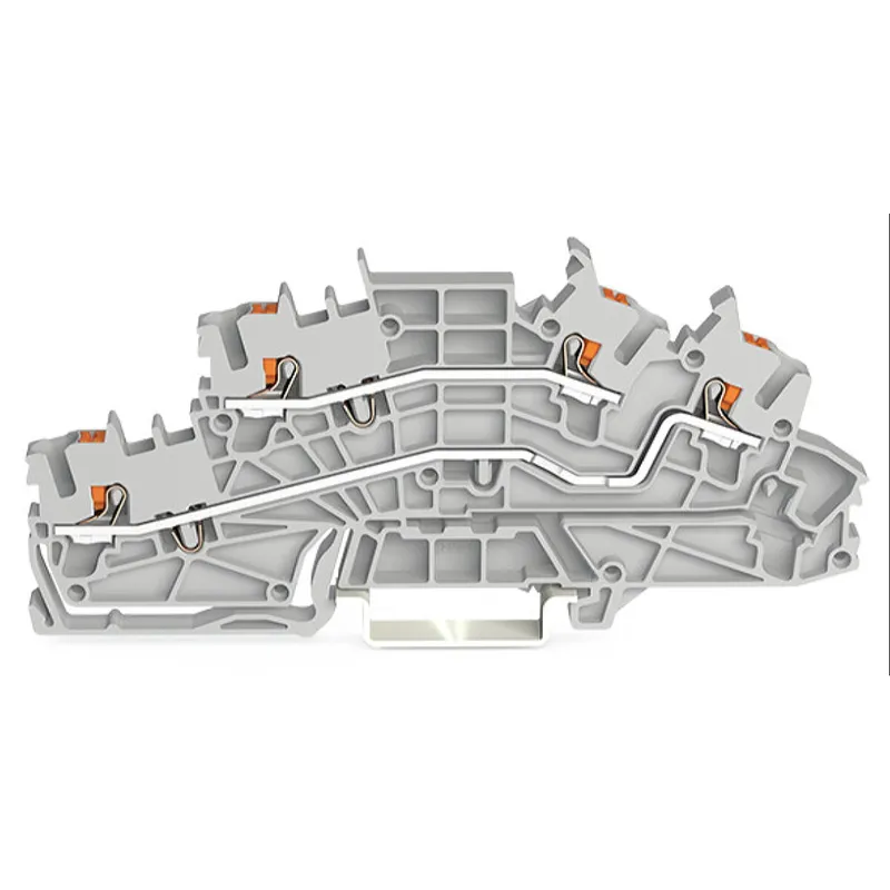 WAGO Installationsetagenklemme L/L Push-in CAGE CLAMP® grau 2203-6642