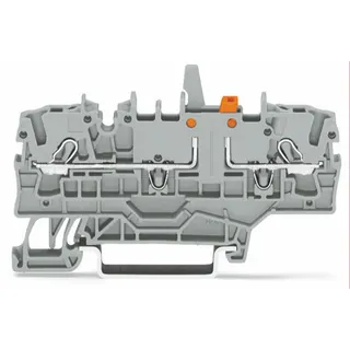 WAGO 2-Leiter-Trenn- und Messklemme mit mechanischer Verriegelung mit zusätzlicher Brückung blau 2002-1974/401-000