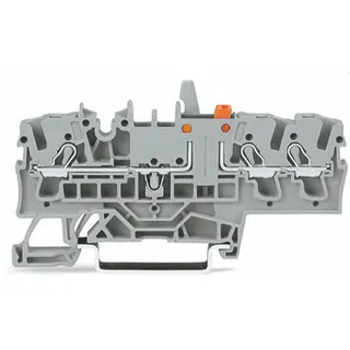 WAGO 3-Leiter-Trenn- und Messklemme mit mechanischer Verriegelung mit Prüfmöglichkeit blau 2002-1774/401-000