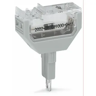 WAGO Bauelementestecker 2-polig mit Diode 1N4007 grau 2002-880/1000-411