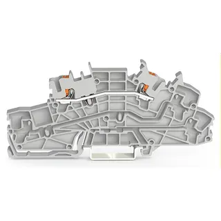 WAGO Installationsetagenklemme L Push-in CAGE CLAMP® grau 2203-6650