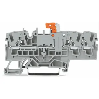 WAGO 3-Leiter-Trenn- und Messklemme mit Prüfmöglichkeit Trennmesserhalter orange blau 2002-1774