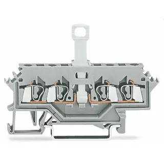WAGO 4-Leiter-Trennklemme für Tragschiene 35 x 15 und 35 x 7,5 2,5 mm? grau 280-622