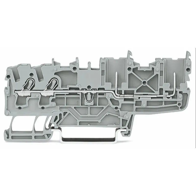 WAGO 2-Leiter/2-Pin-Basisklemme 2,5 mm? für Anwendungen Ex nA geeignet grau 2022-1401/999-953