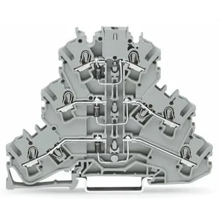 WAGO Bauelementklemme Dreistock mit 3 Dioden 1N4007 grau 2002-3212/1000-673