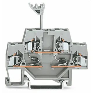 WAGO Bauelementklemme Doppelstock mit 2 Dioden 1N4007 grau 280-941/281-490
