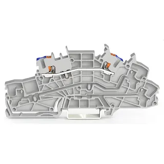 WAGO Installationsetagenklemme N Push-in CAGE CLAMP® grau 2203-6651