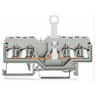 WAGO 4-Leiter-Trennklemme für Tragschiene 35 x 15 und 35 x 7,5 2,5 mm? orange 280-805