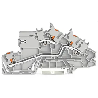 WAGO Installationsetagenklemme mit N-Trennschlitten LT/L grau 2203-7659