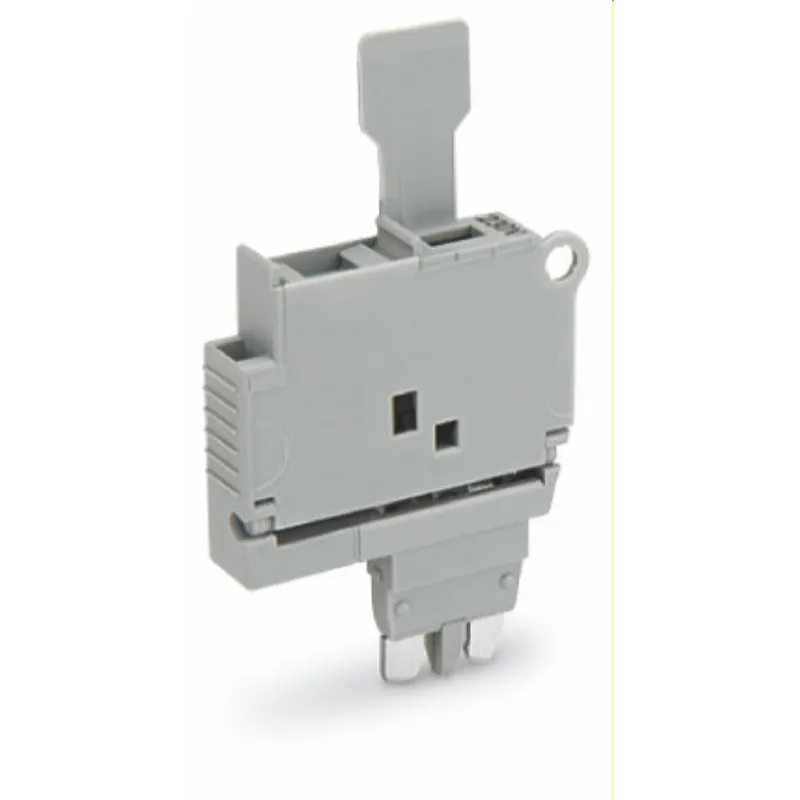 WAGO Sicherungsstecker mit Lasche für G-Sicherungseinsatz 5 x 20 mm grau 2004-911/1000-836