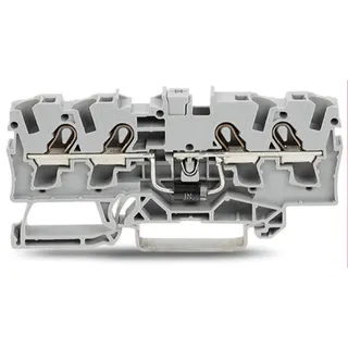 WAGO Bauelementklemme 4 Leiter mit Diode 1N5408 grau 2004-1411/1000-400
