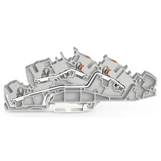 WAGO Installationsetagenklemme L/L Push-in CAGE CLAMP® grau 2205-7542