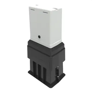 ABB Striebel & John EHB1 Schrank 853x385x270 belüftet, Schnapp-Haube