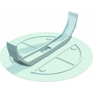 OBO Federdeckel UV 80 FD Unterputz
