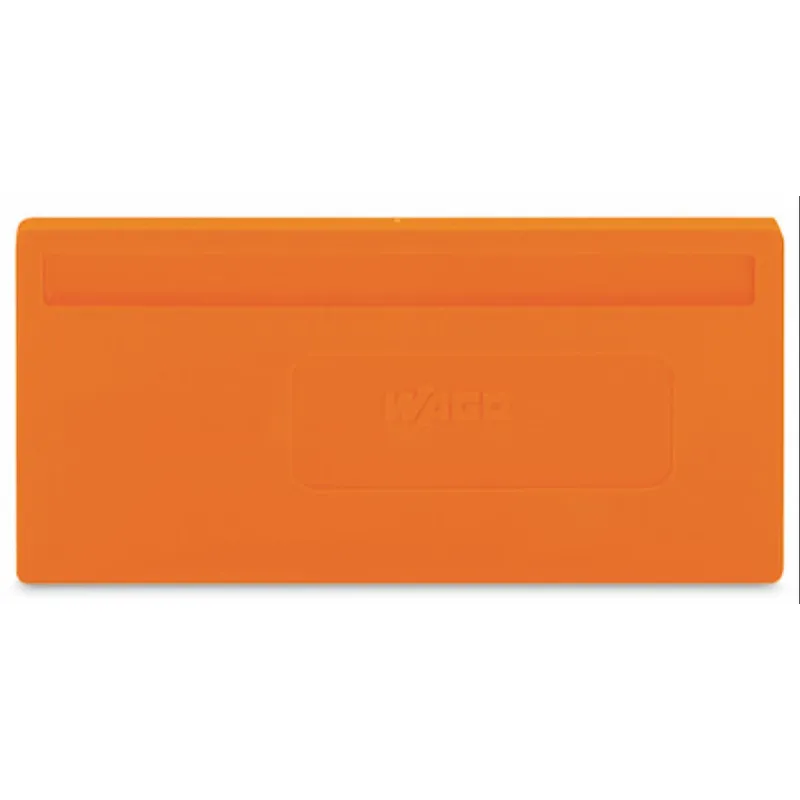 WAGO Trennwand 2 mm dick überstehend orange 279-329